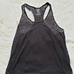 Ladies Juniors Burnout Razor Back Tank XL Vanity